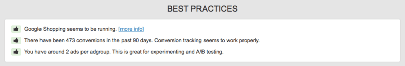 AdWords Best Practices
