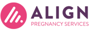 Align Pregnancy Services logo | A digital marketing services client of Improve and Grow in Lancaster, PA