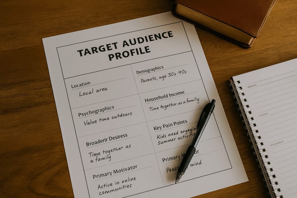 Target Audience Profile Worksheet