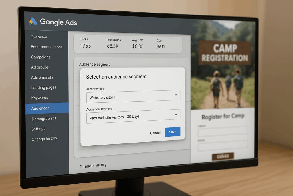 How Retreat Centers & Camps Can Use Retargeting Ads to Stay Top-of-Mind and Win More Bookings Building a Retargeting Audience for a Retreat Center