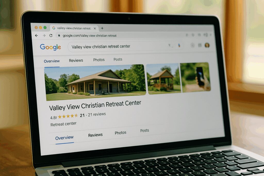Retreat Center Google Business Profile