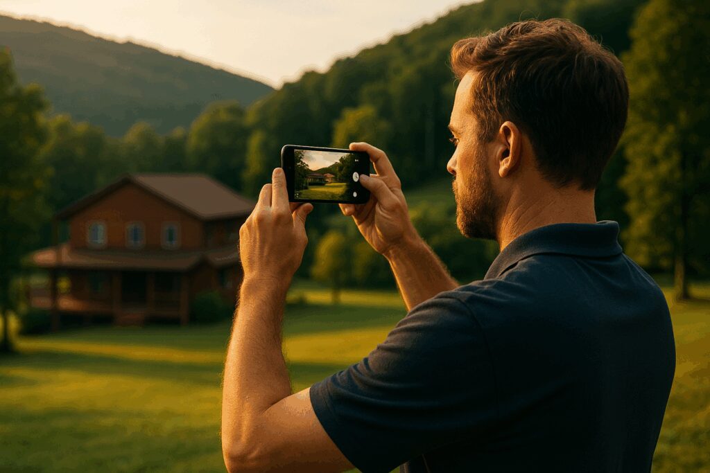 Retreat Staff Taking Photos for Website and GBP
