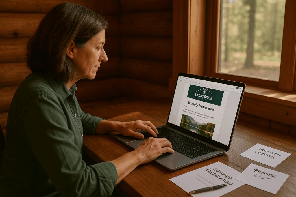 Expand Customer Engagement: How to Build Long-Term Connections That Drive Retreat Bookings and Referrals Camp Marketing Managing Developing the Monthly Email Newsletter