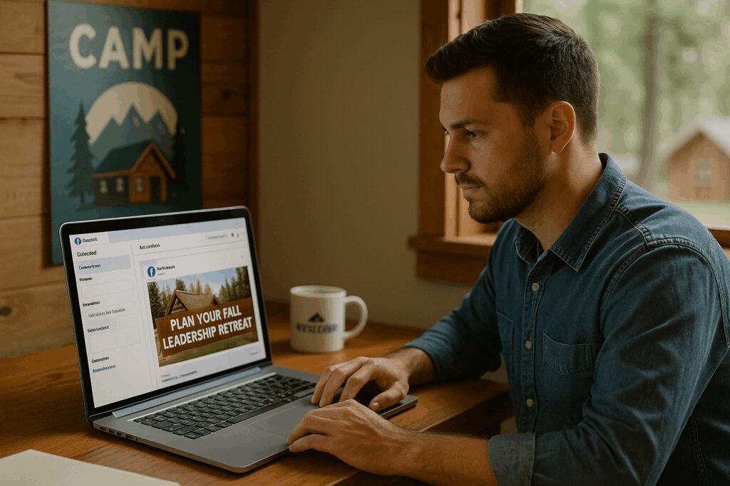Increase Brand Awareness: How to Expand Your Retreat’s Reach with Ads that Align with Your Mission Camp Marketing Coordinator Creating a Facebook Ad to Promote Retreats