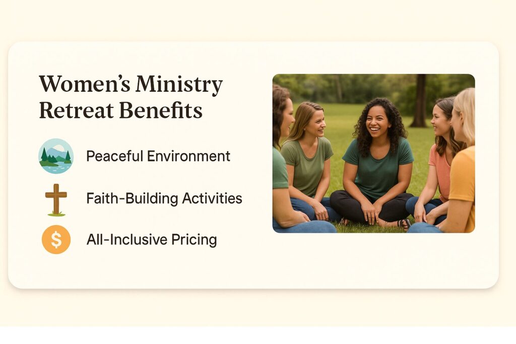 Build to Convert: How to Create High-Performing Landing Pages for Retreat & Camp Websites Key Benefits Section Example