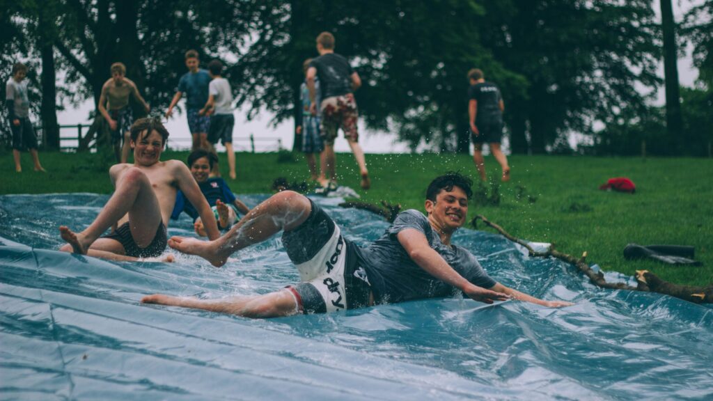 Kids enjoying activities at summer camp