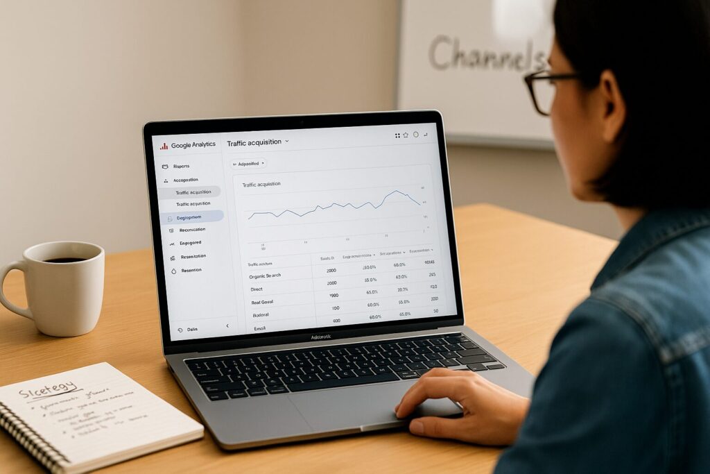 Google Analytics Traffic Acquisition Report