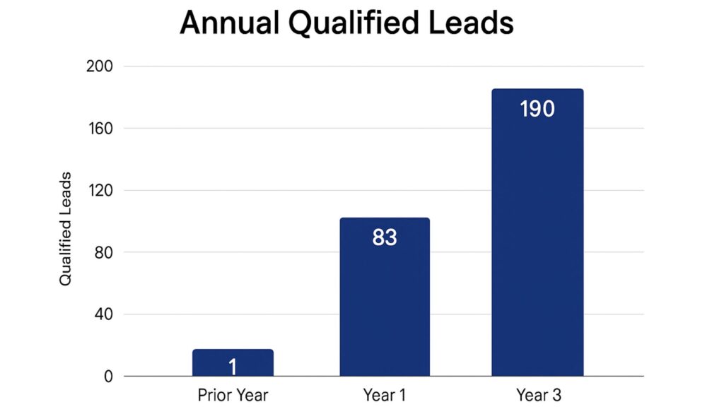 YOY comparison of qualified remodeling leads